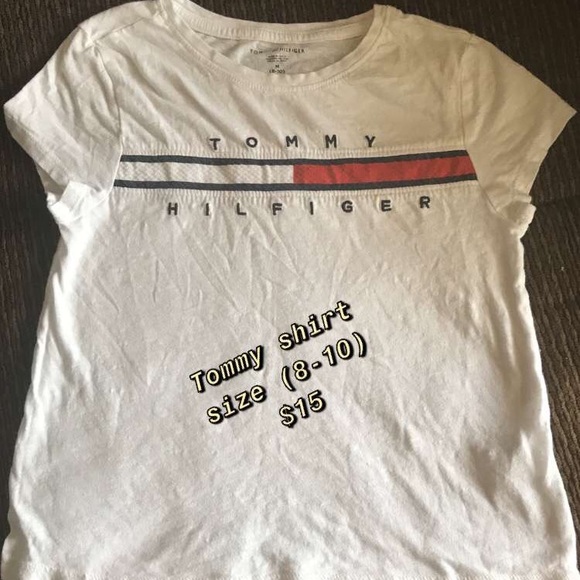 Old navy shorts size 7 Tommy Hilfiger shirts 8-10 - Picture 3 of 4